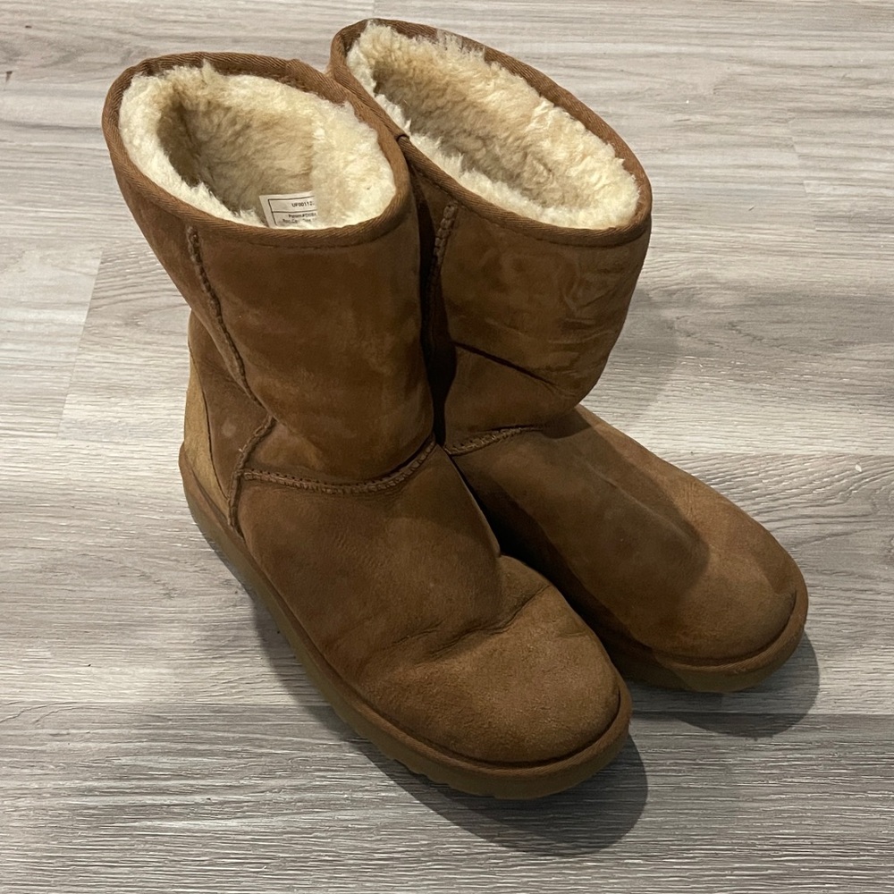 Ugg Classic Brown Suede Sheepskin Boots